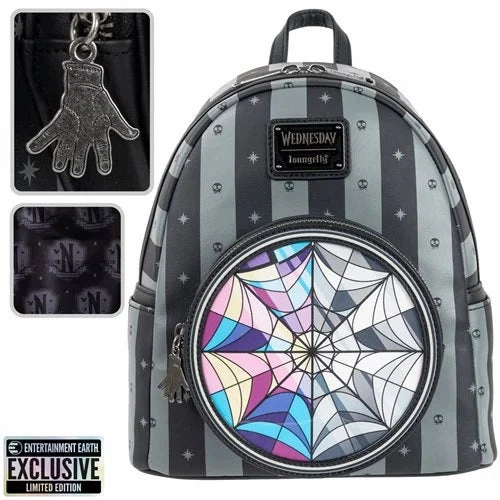 Wednesday Nevermore Mini-Backpack - Entertainment Earth Exclusive Haunted Masks