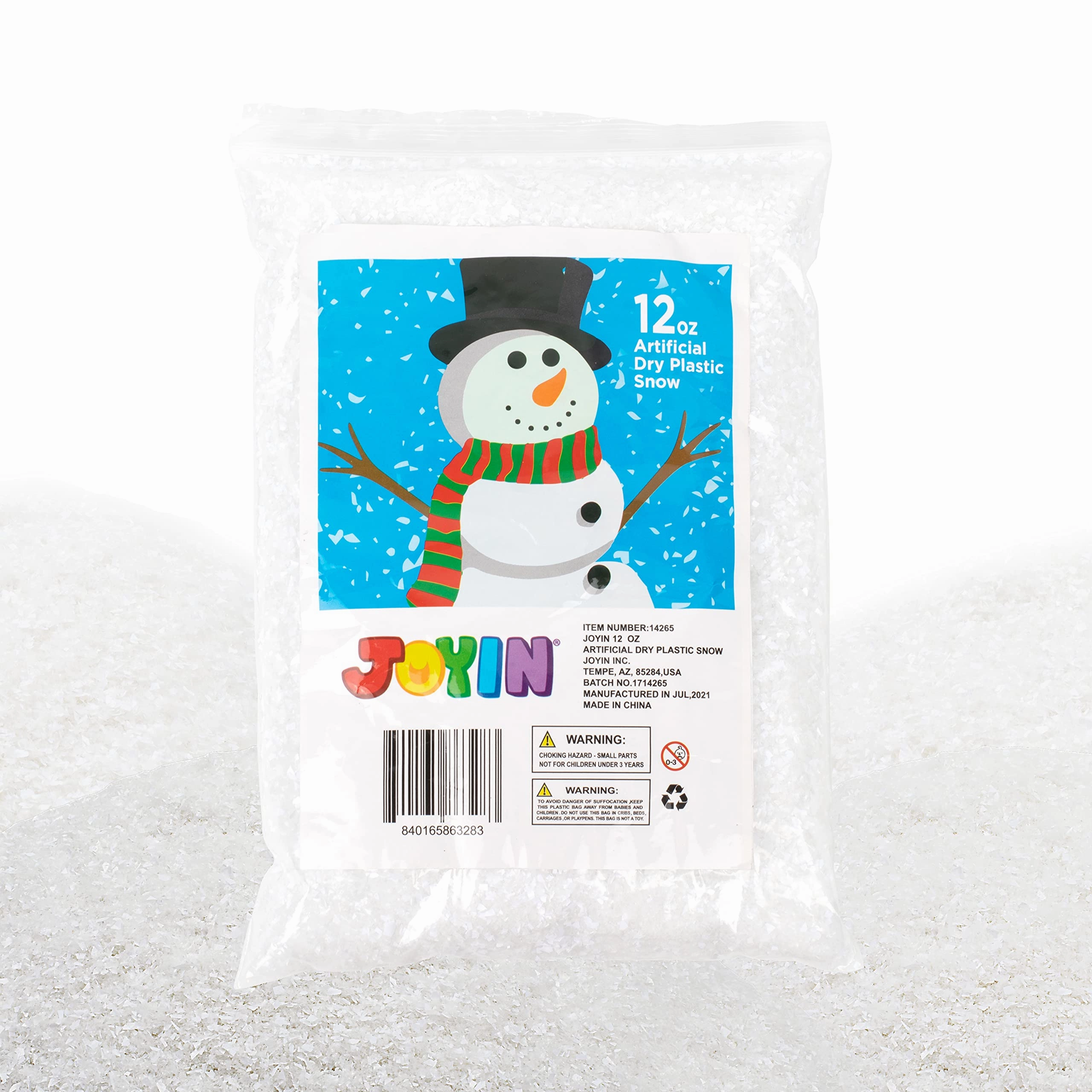 Team Effort 12 Oz Artificial Dry Plastic Snow