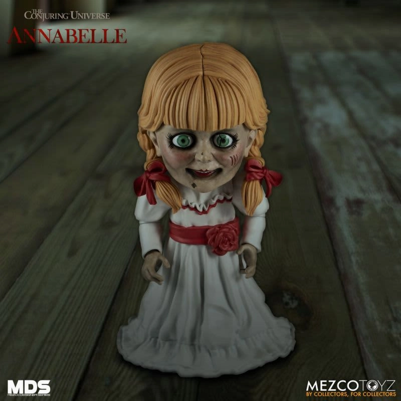 Frightening Props Spooky Figures The Conjuring Universe Mezco Designer Series Annabelle