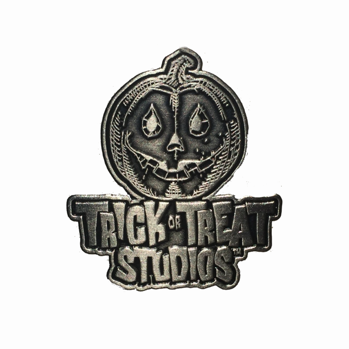 Ghoulish Crafts TOTS Logo Antique Steel Enamel Pin
