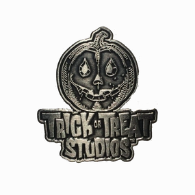 Ghoulish Crafts TOTS Logo Antique Steel Enamel Pin