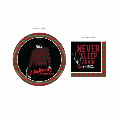 Freddy Krueger Freddy Never Sleep Again 32ct Paper Pack Mysterious Accents