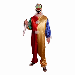 Halloween - Young Michael Myers Clown Costume - Children's Spooky Figures Creepy Displays