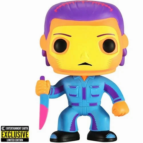 Halloween Michael Myers Black Light Pop! Vinyl Figure - Entertainment Earth Exclusive Ghoulish Props