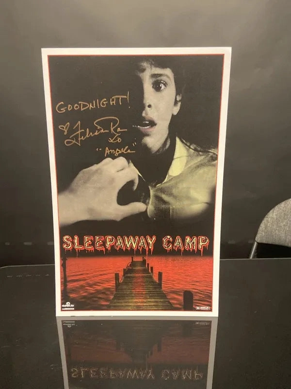 Creepy Party Whimsical Figures Felissa Rose Signed Sleepaway Camp 11X17 Print (JSA Certified)