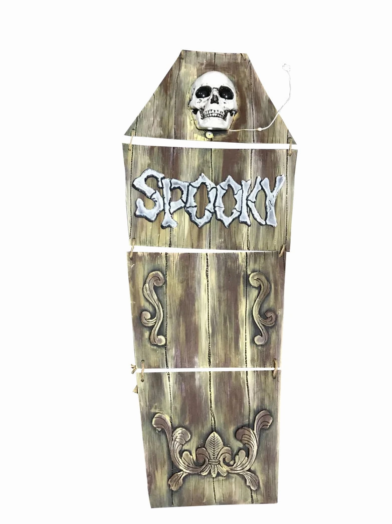 60" Moving Eyes Coffin Cover Fantastic Displays