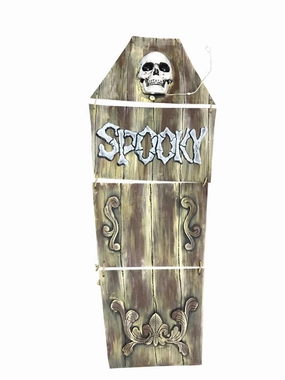 60" Moving Eyes Coffin Cover Fantastic Displays