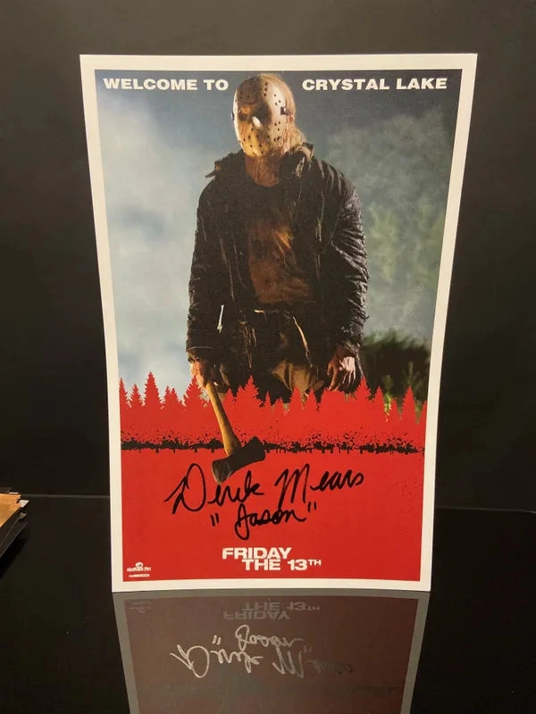 Derek Mears (Jason Voorhees) Signed 11X17 Exclusive Print Friday the 13th 2009 Playful Treats