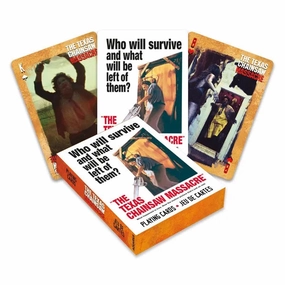 Texas Chainsaw Massacre Playing Cards Fantastic Masks Ghostly Supplies