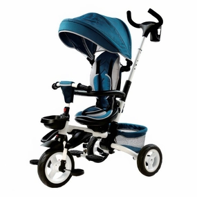 Enjoyable Creator Blue Folding Tricycle