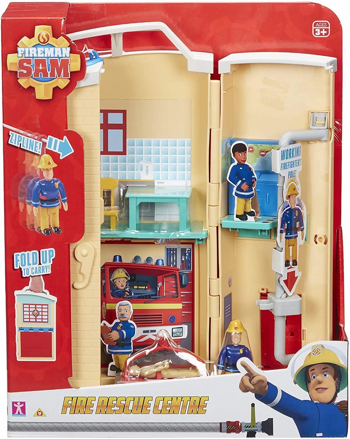 Fireman Sam Fire Rescue Centre Fire Station Playset Sandbox Mode