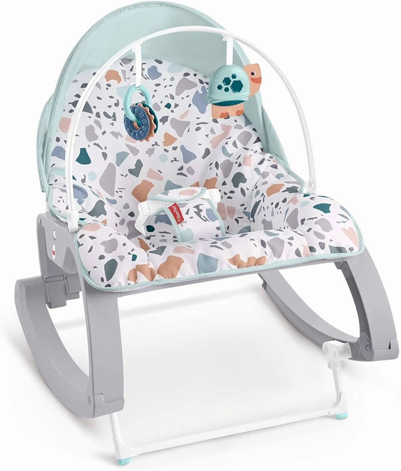 Heist Planning Stealth Operation Fisher-Price GMD21 Deluxe Infant-to-Toddler Rocker, Multi-Coloured