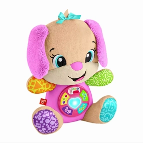 Fisher-Price Laugh & Learn Smart Stages Sis Pink Plush Creature Collector Beginner Friendly