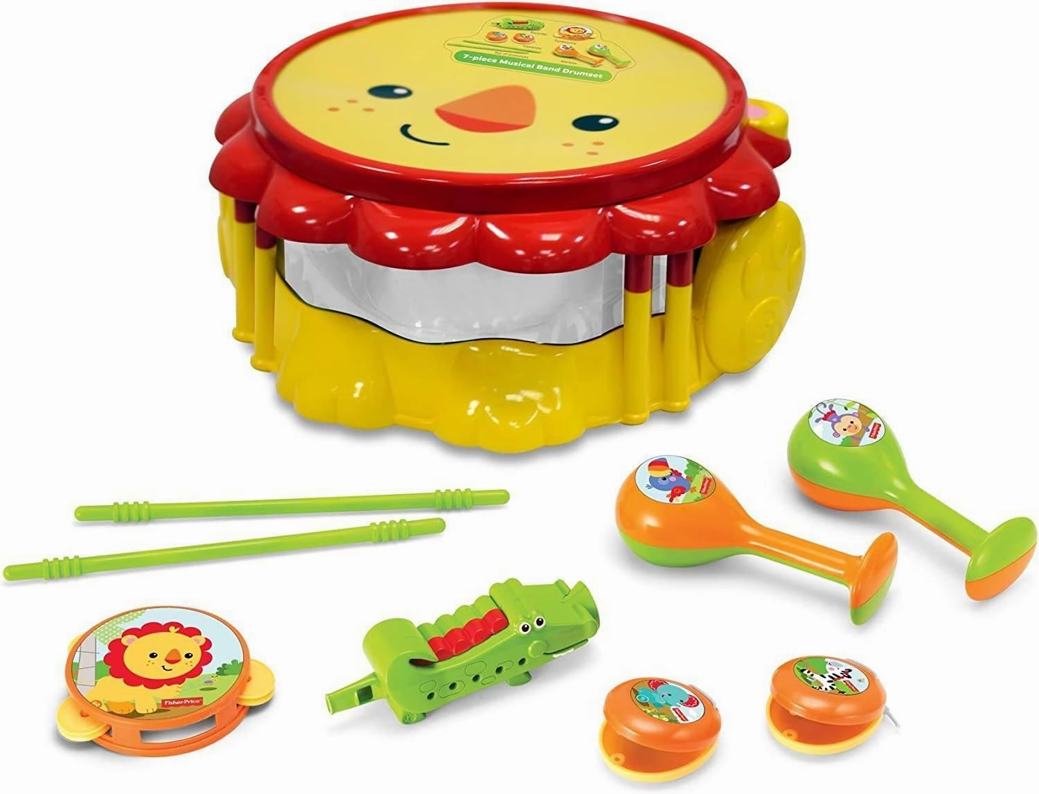 Fisher Price Lion Musical Band Drum Set Faction Alignment