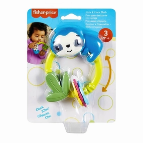 popular brand Fisher-Price Slide & Clack Sloth Rattle