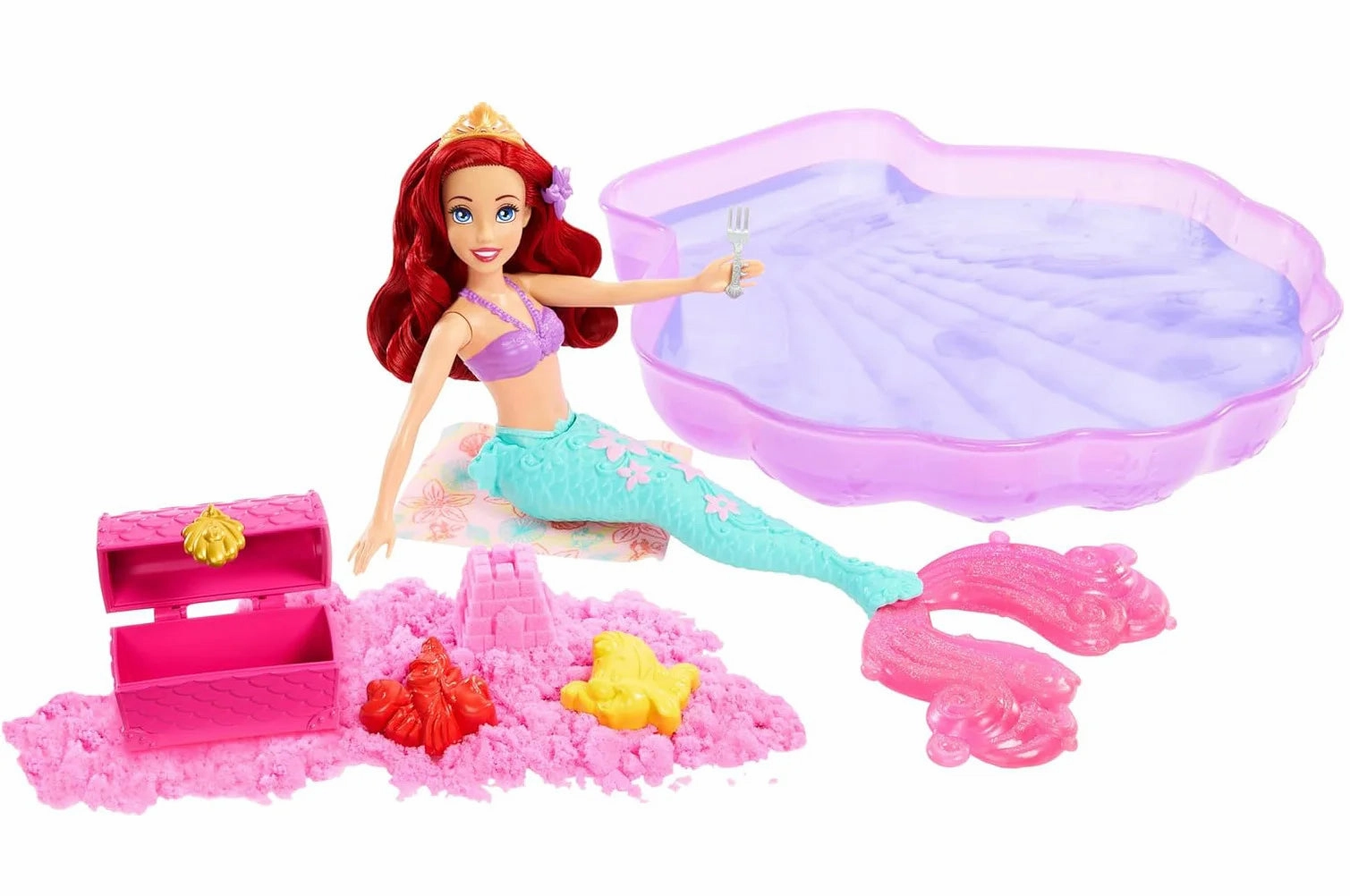 Couch Co-op Disney Princess Ariel Adventures in the Pool Playset