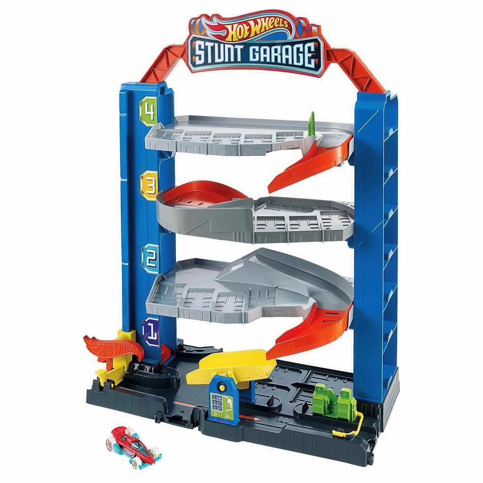 Creative Control Hot Wheels City Stunt Garage Playset