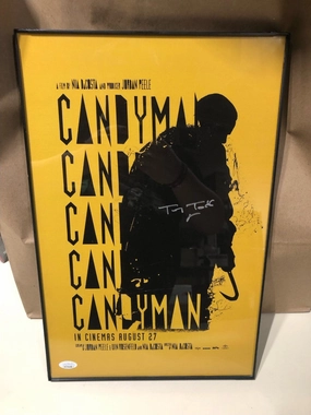 Framed Candyman 11x17 V3 (w/ JSA) Fantastic Props