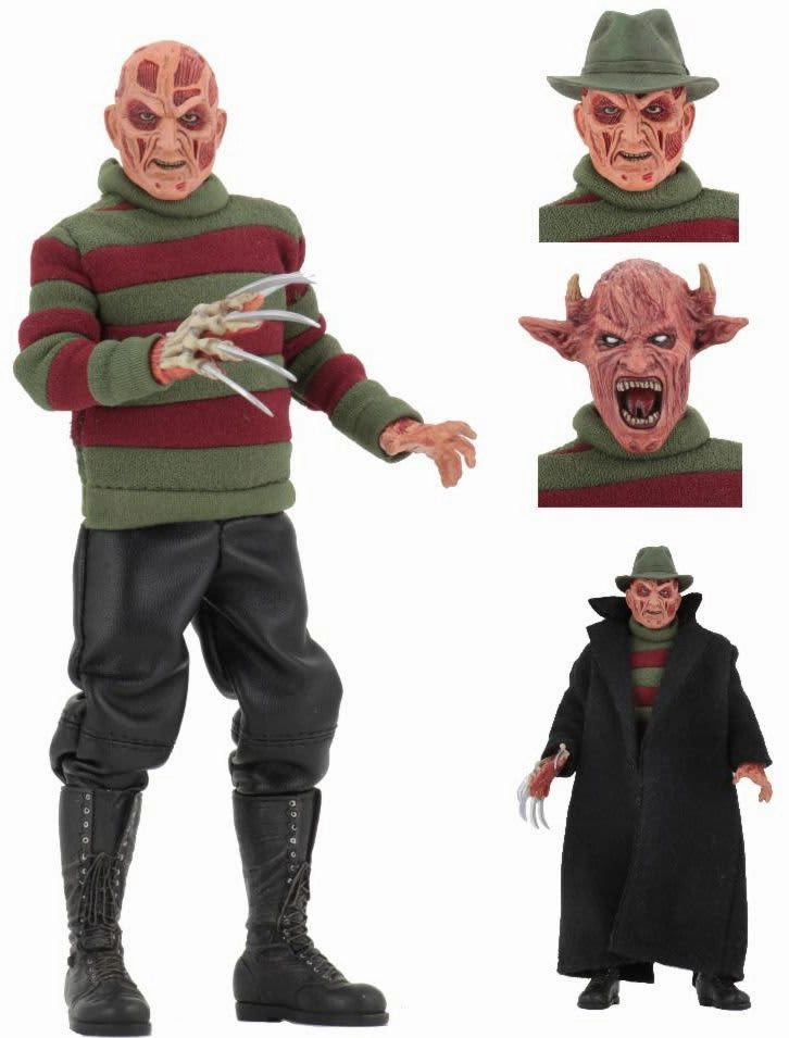 Freddy Krueger New Nightmare - 8" Clothed Figure - Nightmare On Elm Street Charming Party