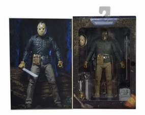 Friday the 13th ?C 7?? Scale Action Figure ?C Ultimate Part 6 Jason Mysterious Props Creepy Props