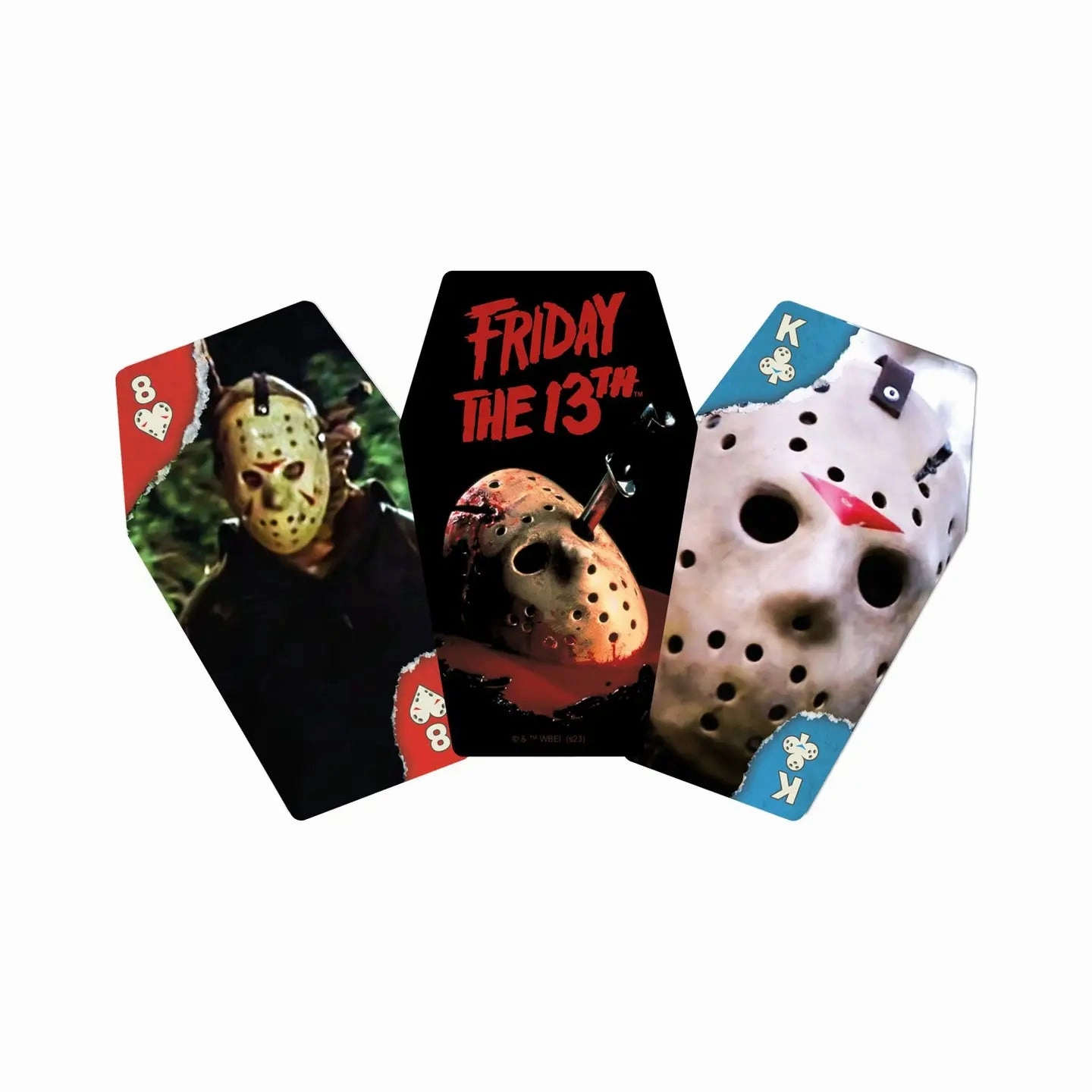 Mystical Decor Eerie Accents Friday the 13th Coffin Box Premium Playing Cards