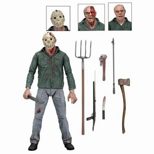 Friday the 13th Part 3 Jason Ultimate 7-Inch Scale Action Figure Mystical Accents Enchanting Props