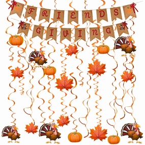 Friendsgiving Garland Party Decoration Set Score Increase