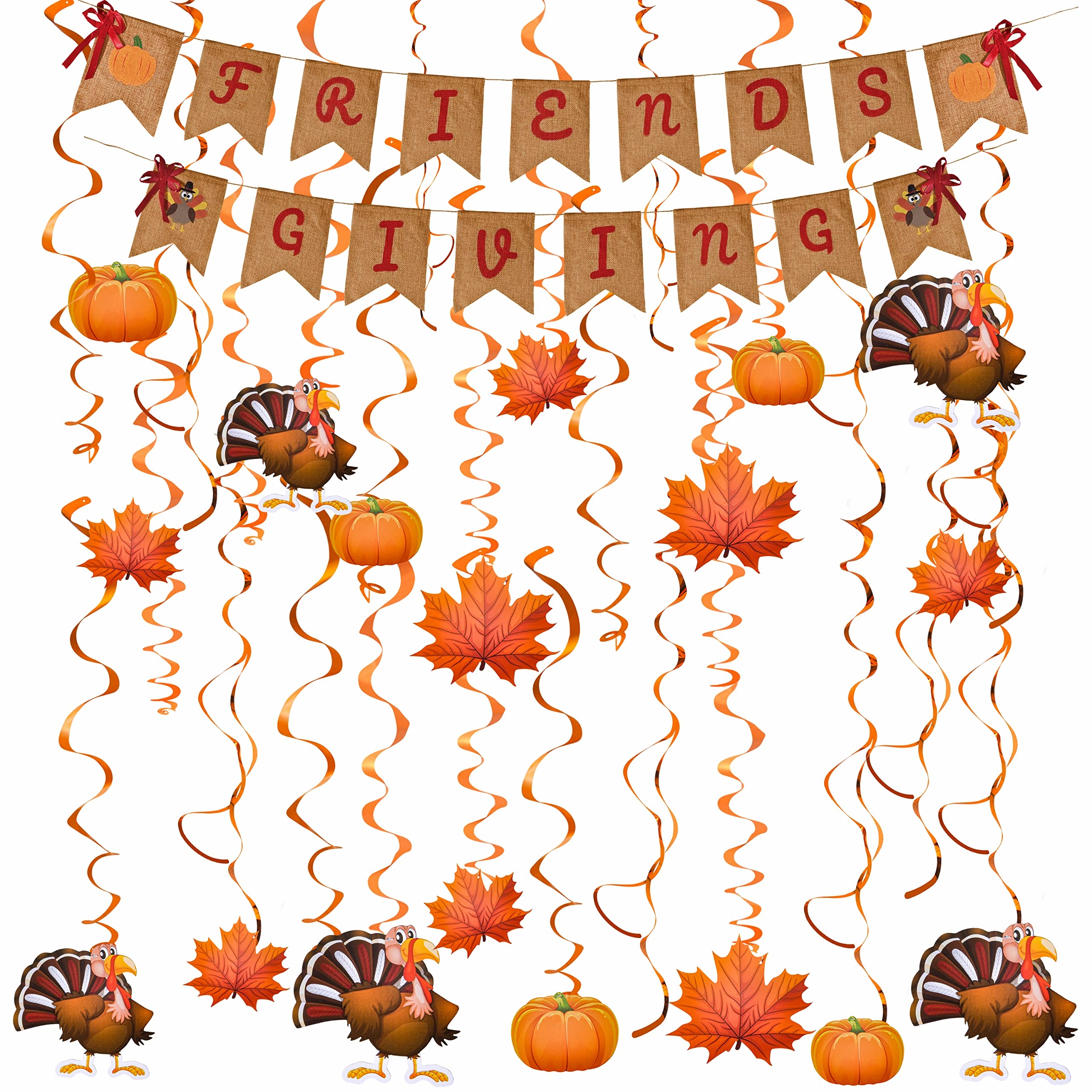 Friendsgiving Garland Party Decoration Set Score Increase
