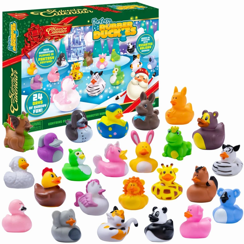 Frightening Party Animal Rubber Ducks Advent Calendar