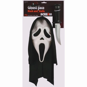 Eerie Accessories Scary Lights Ghost Face? with Knife