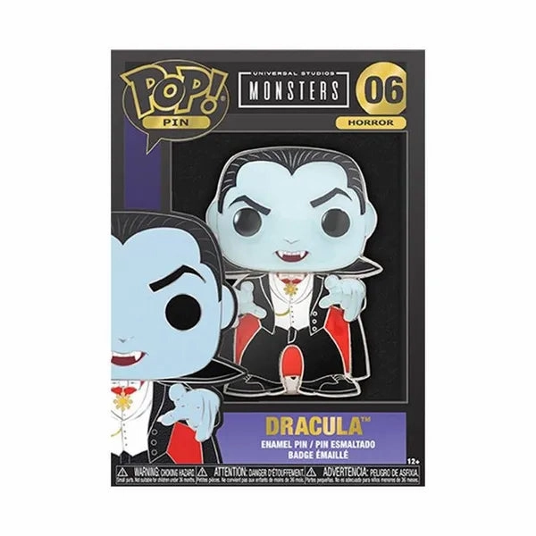 Frightening Designs Frightening Supplies Funko POP! Pins: Universal Monsters Dracula