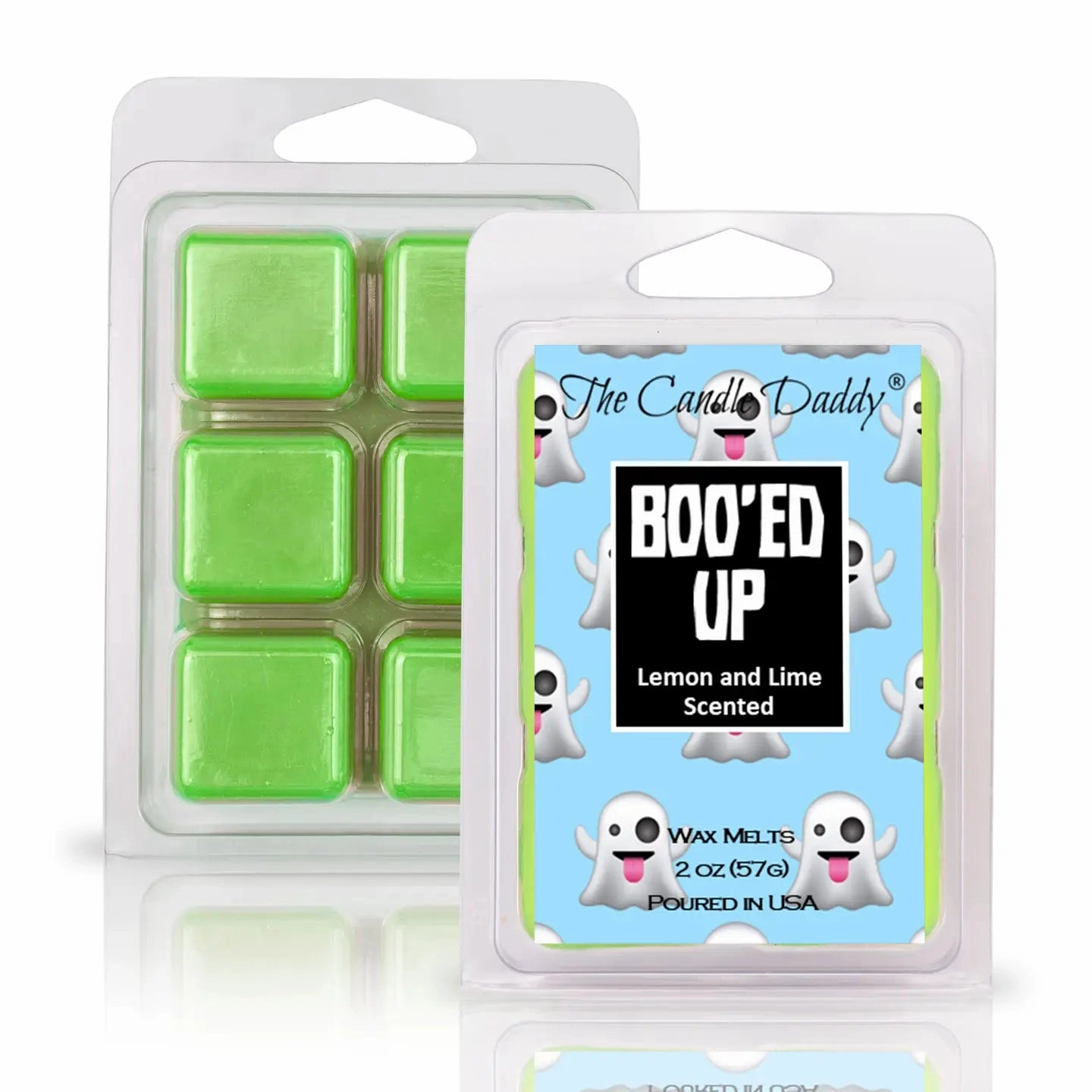 Funny Fall Halloween - Boo'ed Up - Lemon and Lime Wax Melt Scary Accessories