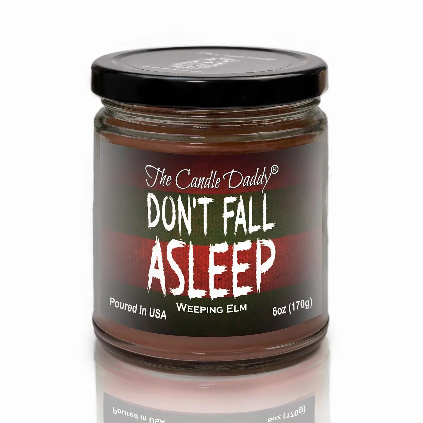Funny Fall Halloween - Don't Fall Asleep - Horror Candle Spooky Lights Whimsical Decorations