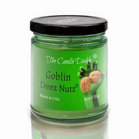 Funny Fall Halloween Goblin Deez Nutz - Banana Bread -Candle Mystical Treats