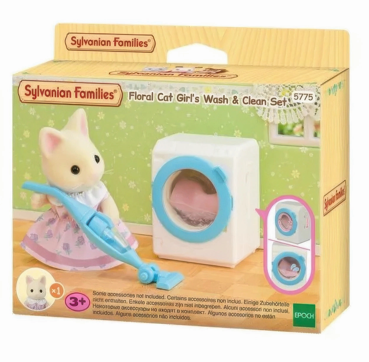 Sylvanian Families Cat Girl's Wash & Clean Set Sensitive Content Pro Player