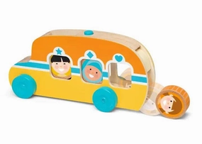 Melissa & Doug 30738 GO Tots Roll & Ride Bus AI Partner