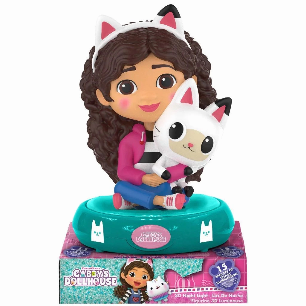 Gabby's Dollhouse 3D LED Night Light 25cm Launch Trailer Augmented reality