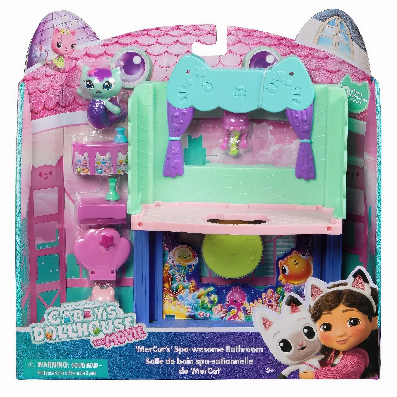 Fictional Language Gabby's Dollhouse The Movie MerCat's Spa-wesome Bathroom