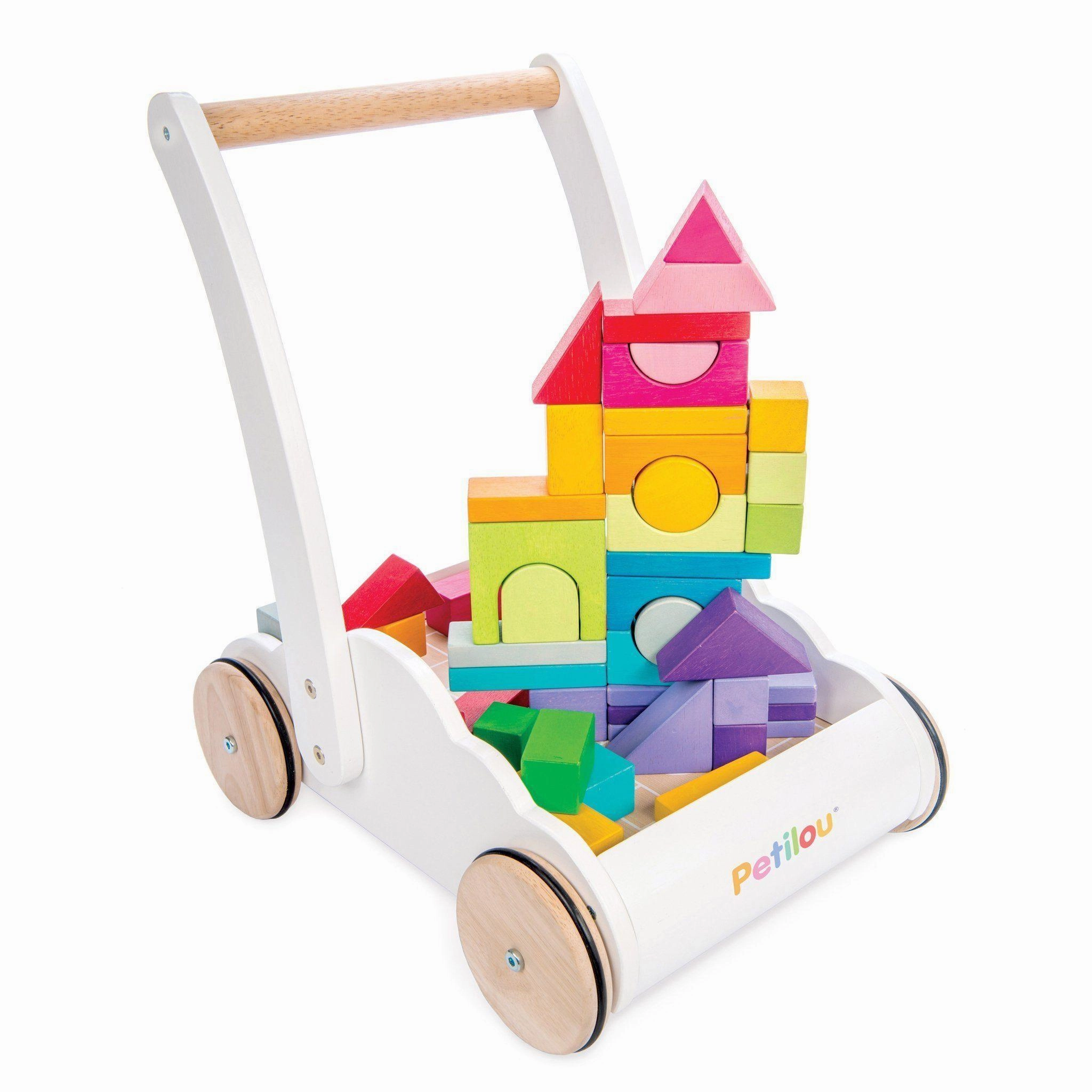 Toxic Free Le Toy Van Petilou Wooden Educational Rainbow Cloud Walker