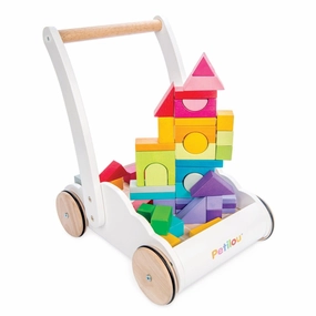 Le Toy Van Petilou Wooden Educational Rainbow Cloud Walker Final Product