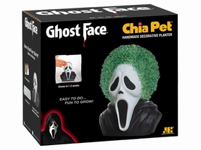 Ghost Face Chia Pet Charming Designs