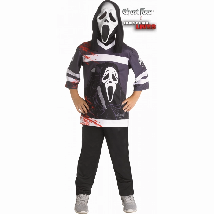Frightening Crafts Ghost Face? Horror Jersey & Mask - Child