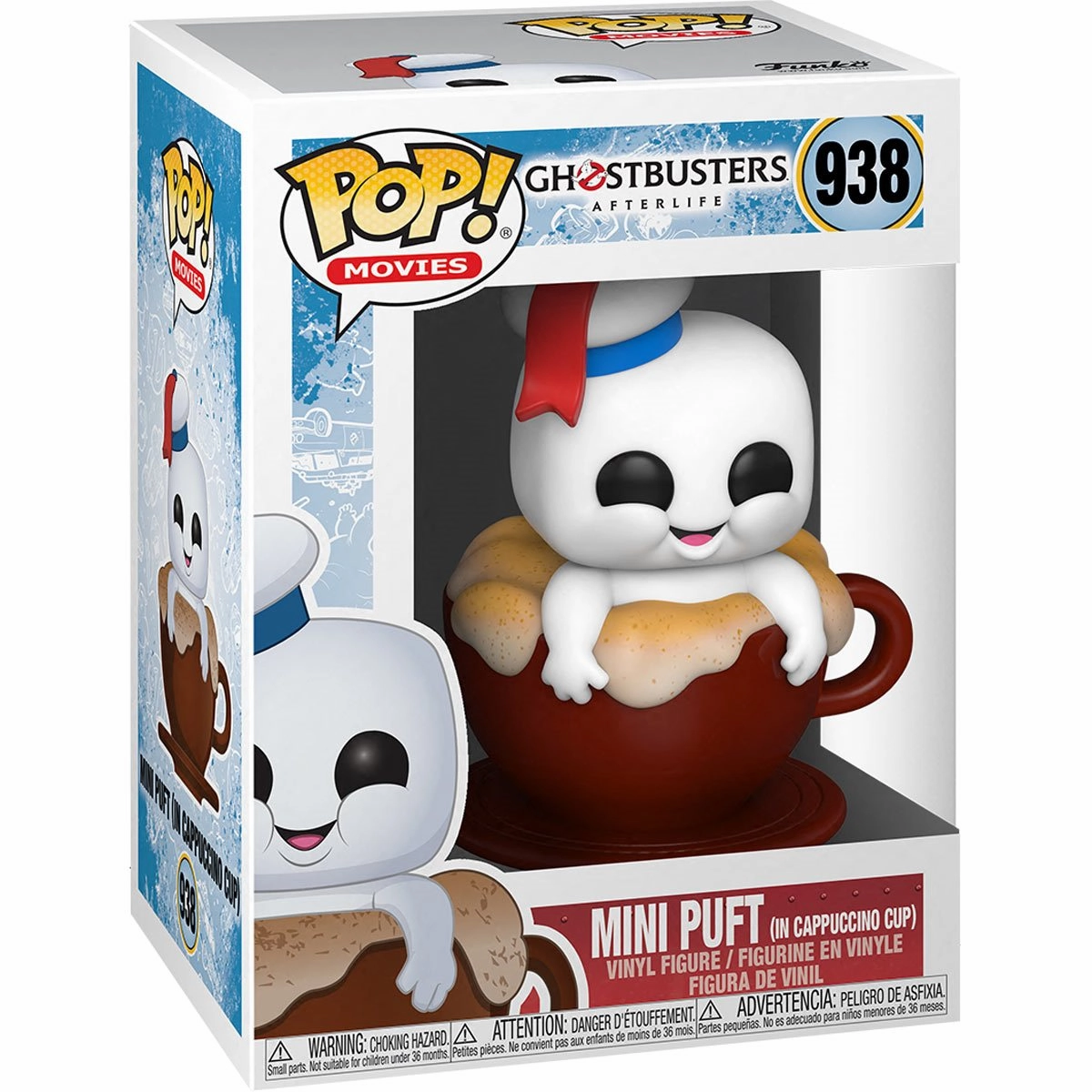 Ghostbusters 3: Afterlife Mini Puft in Cappuccino Cup Pop! Vinyl Figure Mystical Treats