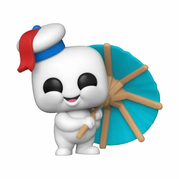 Mini Puft Pop with Cocktail Umbrella - Ghostbusters Afterlife Mysterious Masks