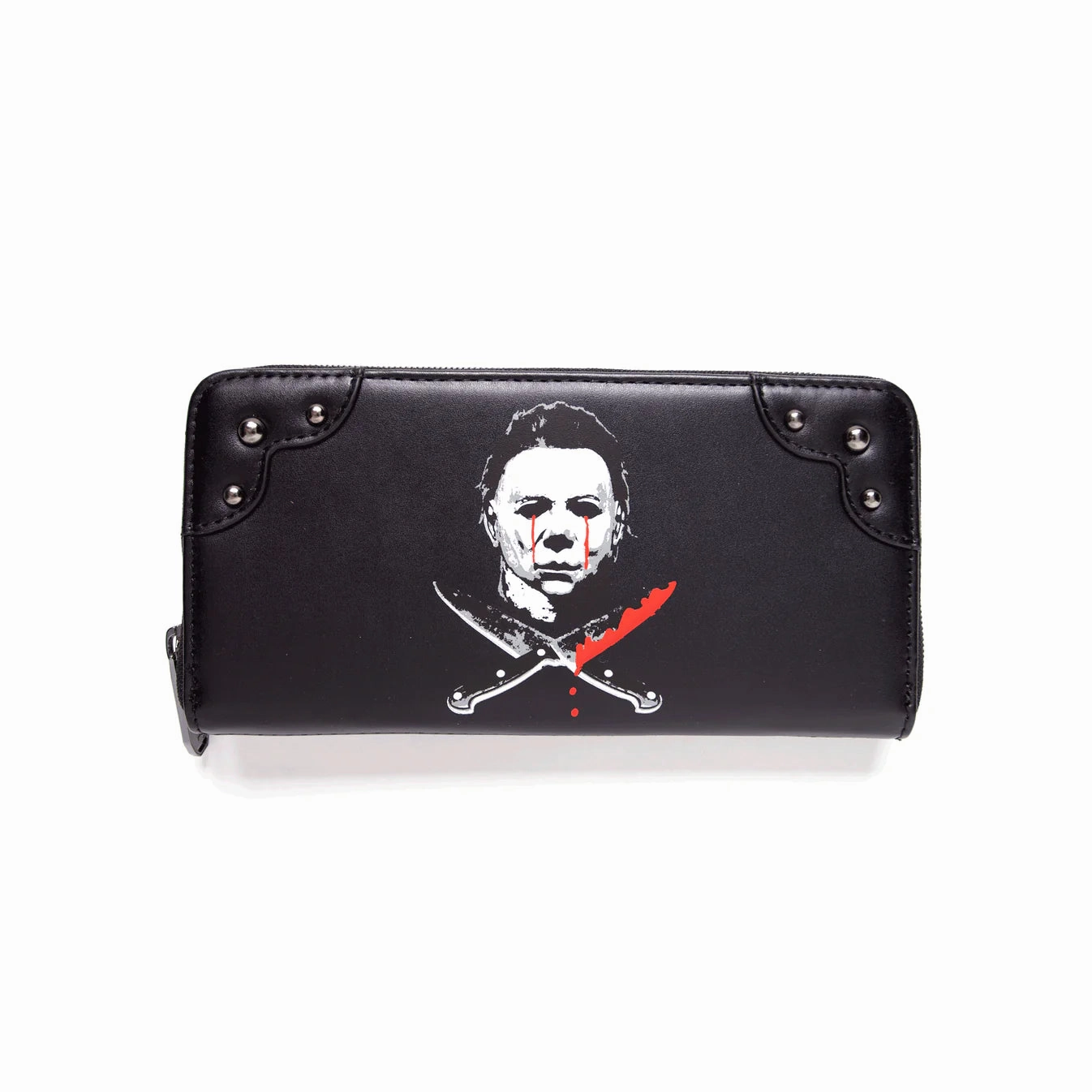 Michael Myers Zip Around Wallet Playful Decor Ghostly Ornaments