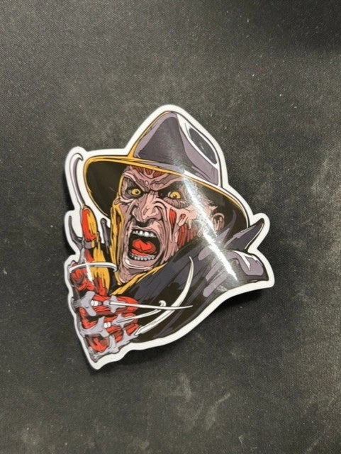 Eerie Props Ghoulish Treats Freddy New Nightmare Sticker
