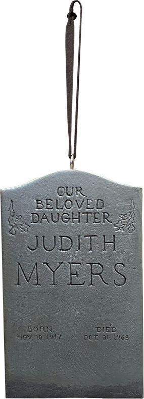 Frightening Decor Eerie Accents Halloween (1978) - Judith Myers Tombstone Ornament
