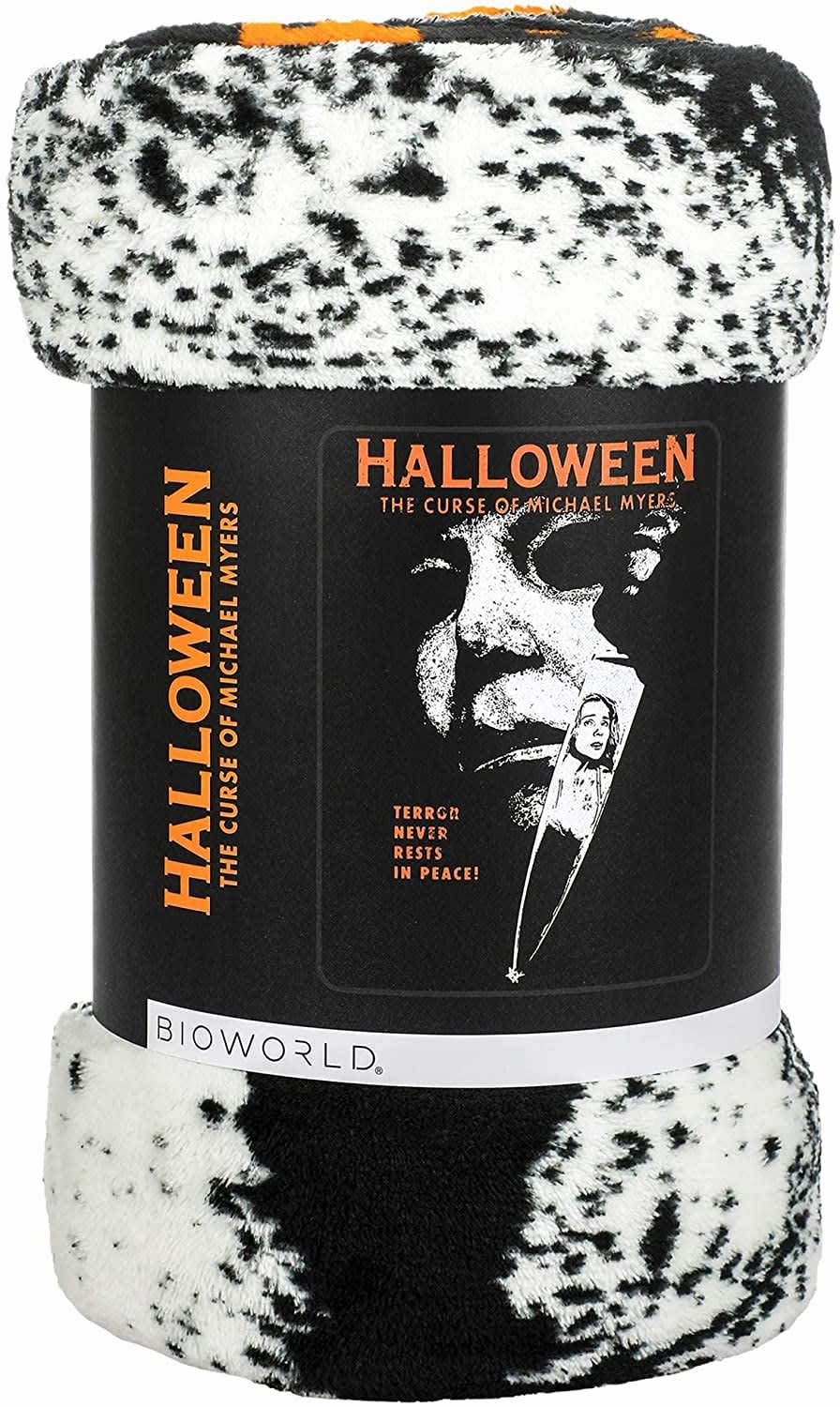 Charming Masks Eerie Ornaments Halloween 6: The Curse of Michael Myers Fleece Throw Blanket