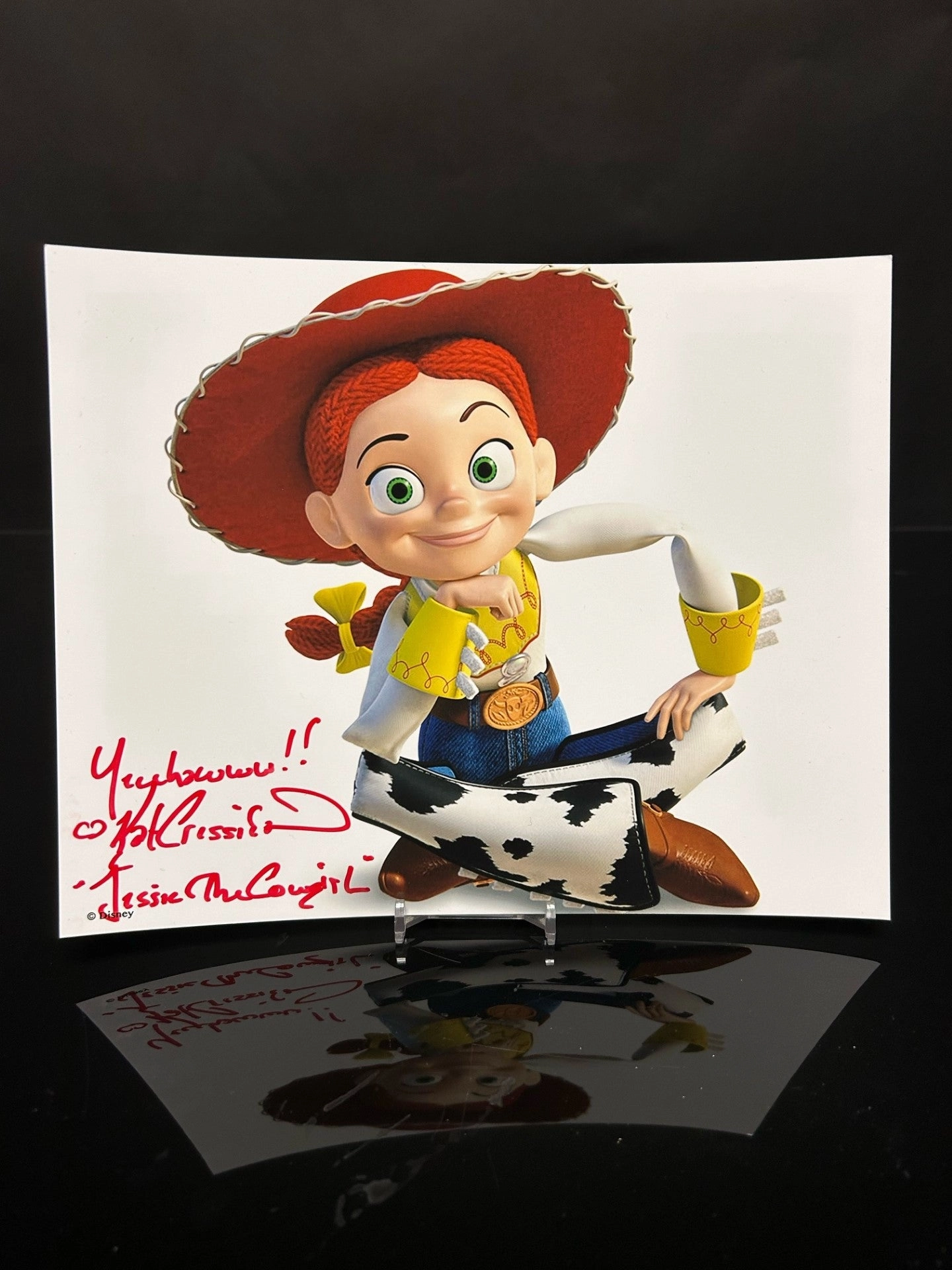Kat Cressida Signed Toy Story Jessie 8x10 Charming Props Wicked Ornaments