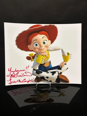 Kat Cressida Signed Toy Story Jessie 8x10 Charming Props Wicked Ornaments